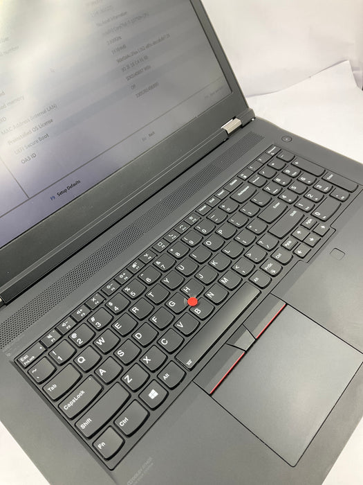 Lenovo ThinkPad P17 Gen 1 18" Core i7-10750H 512GB 16GB B Win 11 Pro T2000