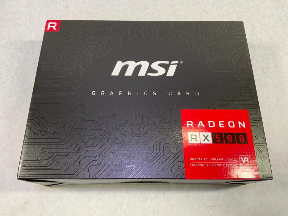 MSI Gaming Radeon RX 580 256-bit 8GB GDRR5 DirectX 12 VR Ready CFX Graphics Card (RX 580 8G) NEW