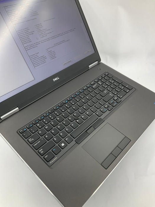 Dell Precision 7740 17.3" Core i9-9980HK 512GB 32GB Win 11 Pro Radeon WX 7100