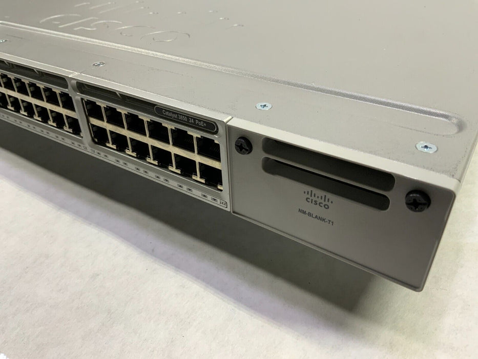 Cisco WS-C3850-24PW-S 24-port PoE+ Catalyst Network Switch w/ 2PSU