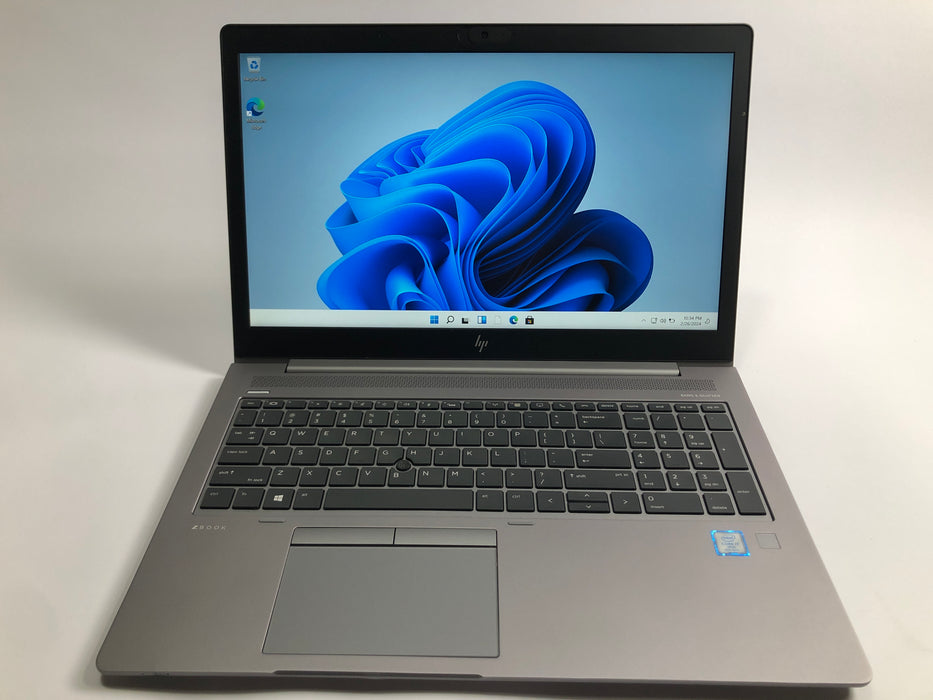 HP ZBook 15U G5 15.6" Intel Core i7-8650U 256GB SSD 16GB RAM B Win 11 Pro