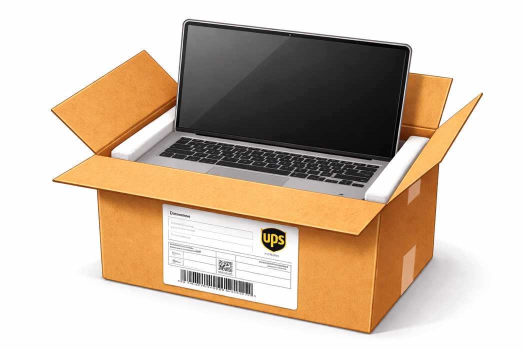 SimplEcycle Laptop Reuse Shipping Label