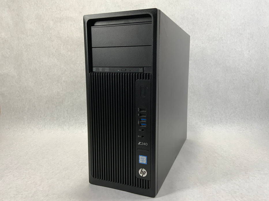 HP Z240 Tower Workstation Desktop Intel Core i7-6700 250GB SSD 16GB RAM Win 10 Pro