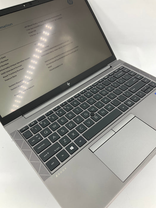 HP ZBook Firefly G8 14" Touch Core i7-1185G7 256GB 16GB B Win 11 Pro