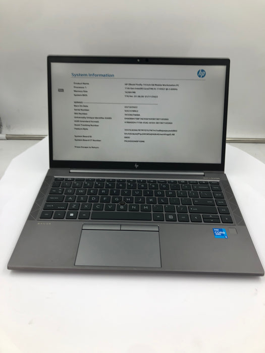 HP ZBook Firefly 14 G8 14" Core i5-1145G7 256GB 16GB B Win 11 Pro T500