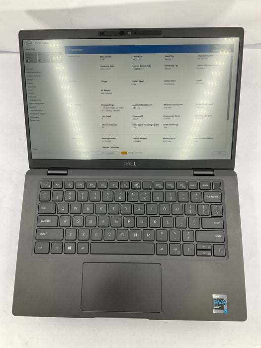 Dell Latitude 7320 13.3" Core i7-1185G7 512GB 32GB B Win 11 Pro *READ*