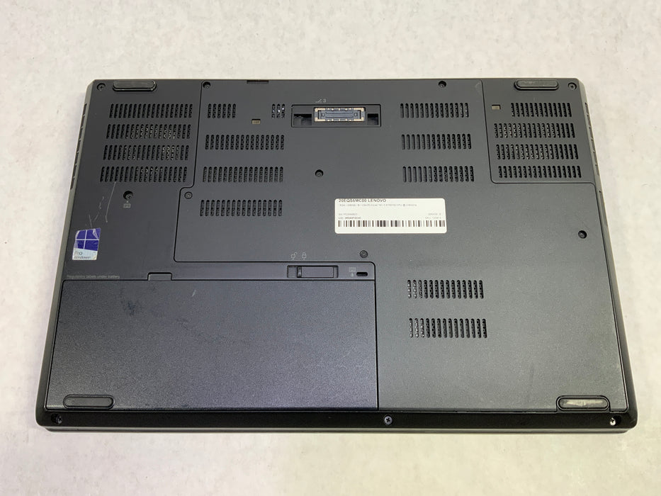 Lenovo ThinkPad P50 15.6" Intel Core i7-6700HQ 256GB SSD 16GB RAM Win 10 Pro Quadro M1000M
