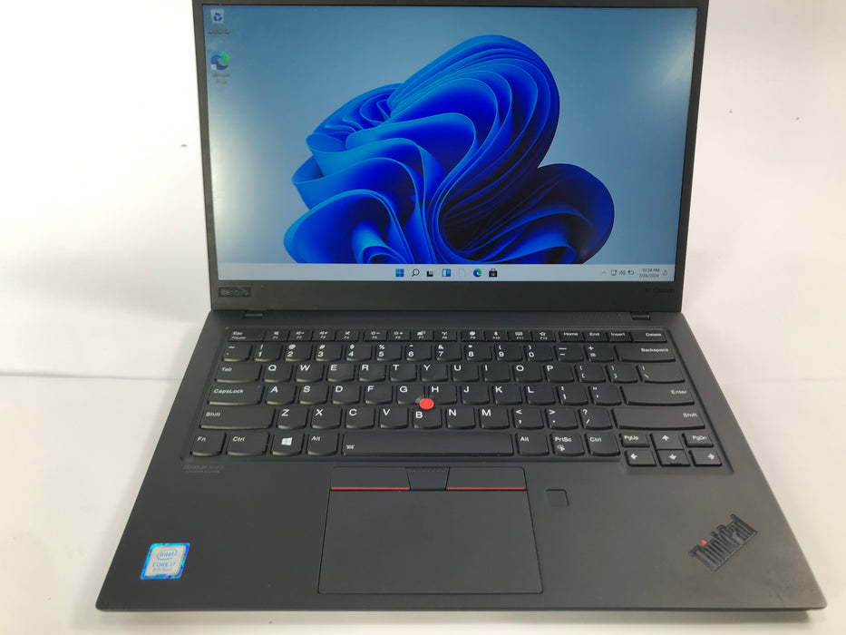 Lenovo ThinkPad X1 Carbon 7th Gen 14" Intel Core i7-8565U 256GB SSD 16GB RAM B Win 11 Pro