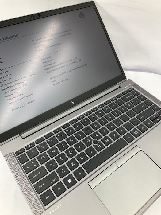 HP Zbook Firefly 14 G8 14" Touch Core i7-1165G7 512GB 16GB B Win 11 Pro T500