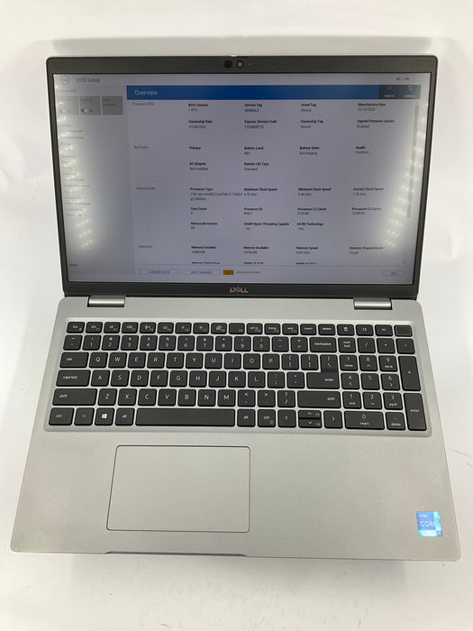 Dell Precision 3560 15.6" Core i7-1165G7 512GB 16GB W11P T500 *NEW BATTERY*