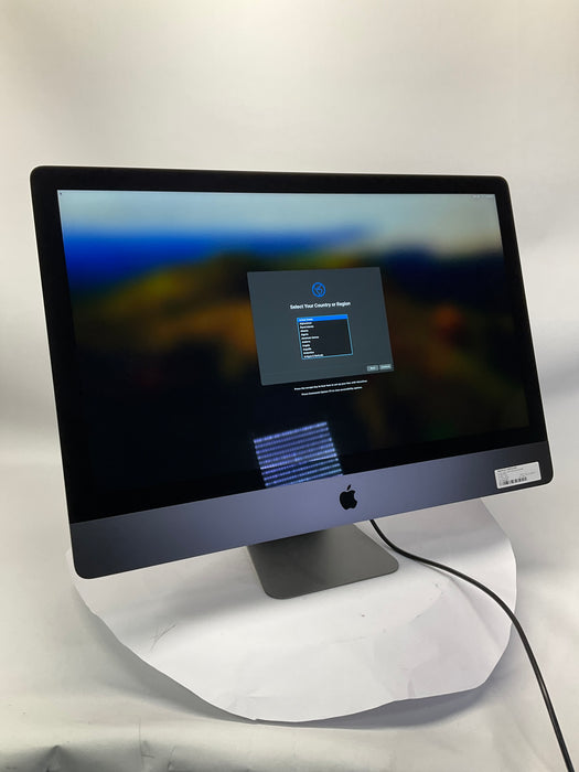 2017 (Late) Apple iMac Pro 27" 5K Xeon W-2140B 1TB 32GB Sequoia