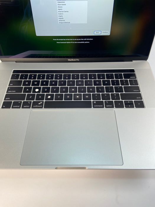 2019 Apple MacBook Pro A1990 (EMC 3359) 15.4" Intel Core i9-9880H 512GB flash 16GB RAM macOS Sequoia