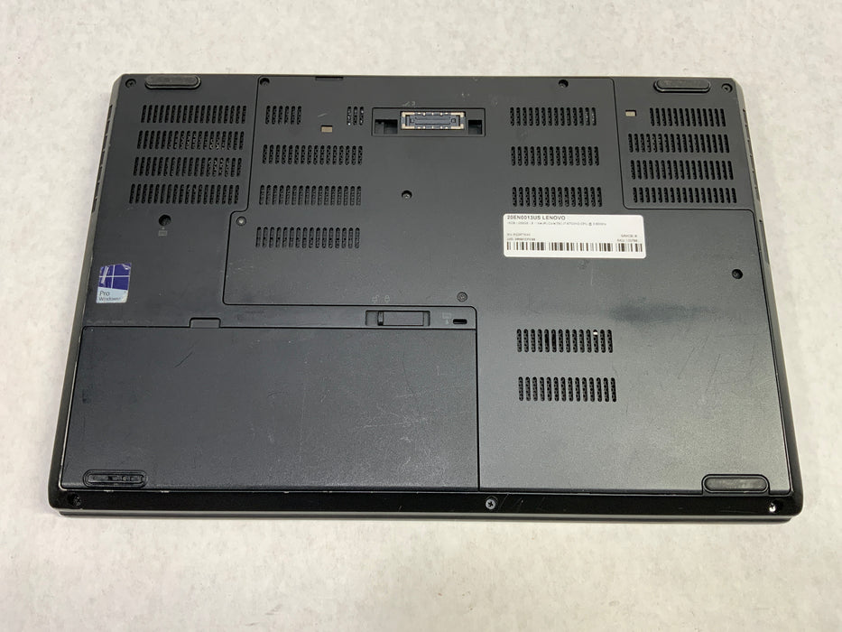 Lenovo ThinkPad P50 15.6" Intel Core i7-6700HQ 256GB SSD 16GB RAM Win 10 Pro M1000M
