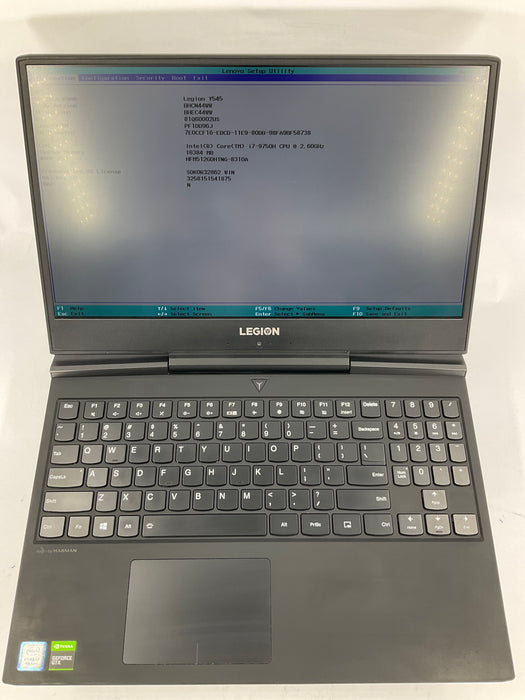 Lenovo Legion Y545 81Q6 15.6" Core i7-9750H 512GB 16GB 1660 Ti *NEW BATTERY*