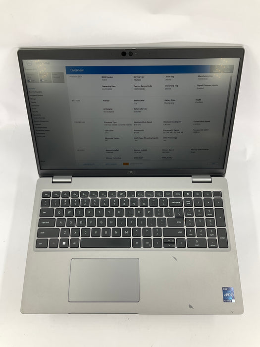 Dell Precision 3570 15.6" Core i7-1255U 512GB 16GB B Win 11 Pro