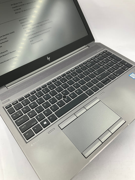 HP ZBook 15 G6 15.6" Core i7-9850H 512GB 32GB B Win 11 Pro T1000