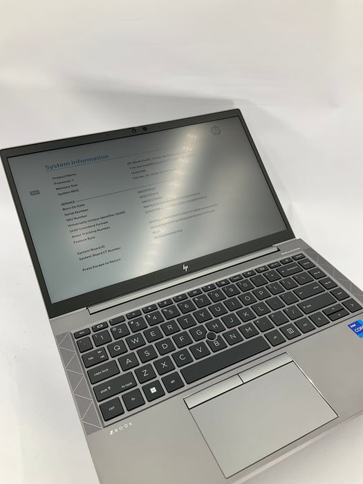 HP Zbook Firefly 14 G8 14" Touch Core i7-1165G7 512GB 16GB A Win 11 Pro T500