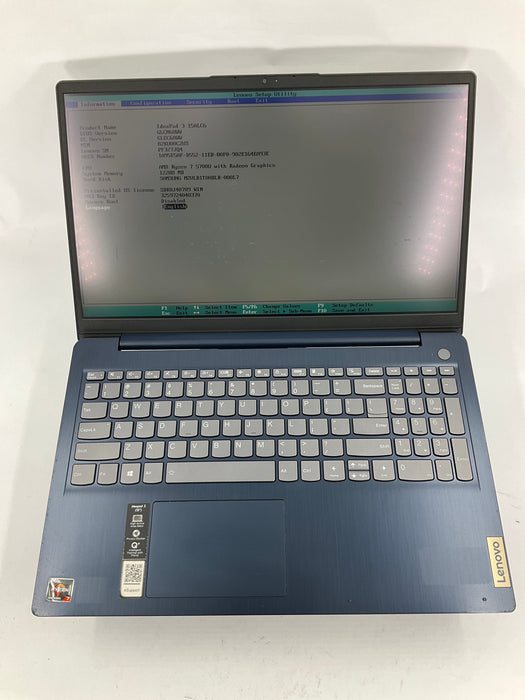 Lenovo IdeaPad 3-15ALC6 15.6" AMD Ryzen 7 5700U 1TB 12GB B Win 11 Pro
