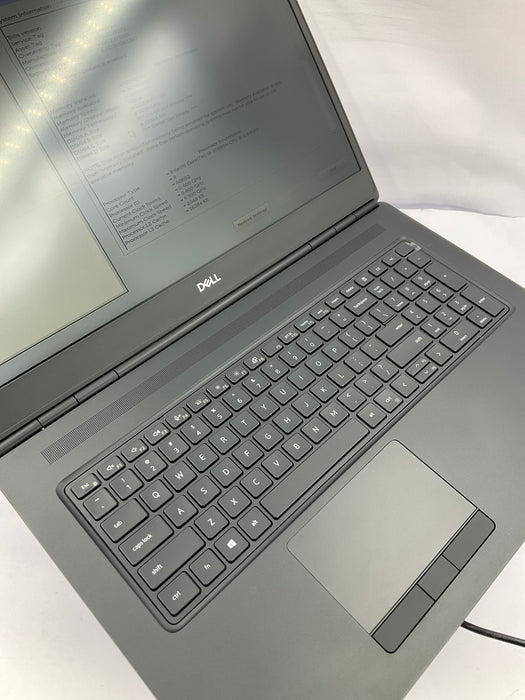 Dell Precision 7750 18" Core i9-10885H 512GB 32GB Win 11 Pro RTX 3000