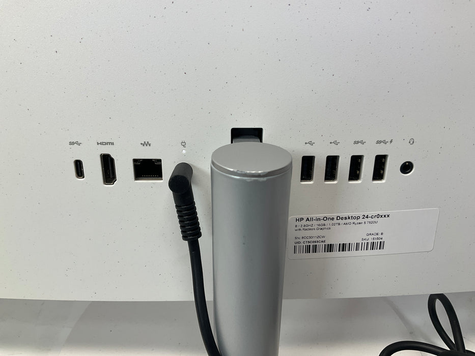 HP AIO Desktop 24-cr0xxx 24" Touch AMD Ryzen 5 7520U 1TB 16GB B Win 11 Pro