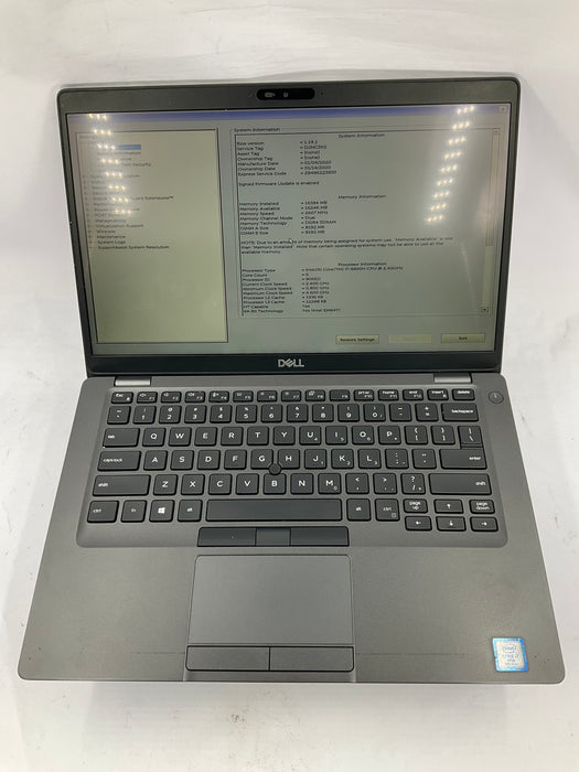 Dell Latitude 5401 14" Touch Core i7-9850H 256GB 16GB A Win 11 Pro MX150