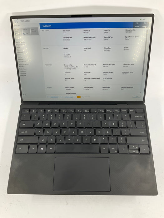 Dell XPS 13 9310 13" Core i7-1185G7 256GB 16GB W11P *NEW BATTERY*