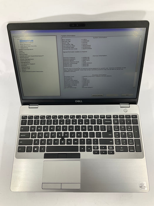 Dell Latitude 5510 15.6" Core i7-10610U 512GB 16GB B Win 11 Pro