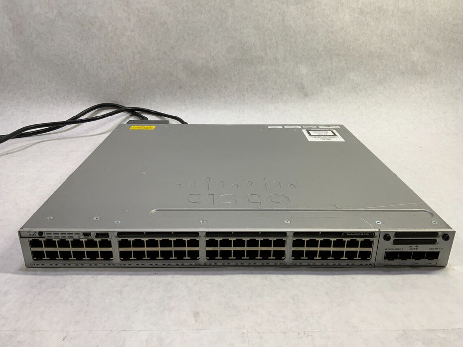 Cisco Catalyst 3850 48 PoE+ WS-C3850-48PW-S V05 Switch 2xPSU 715w