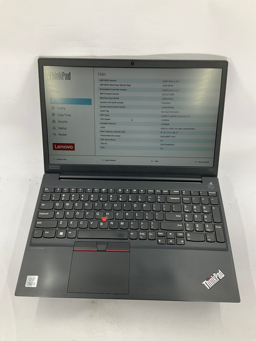 Lenovo ThinkPad E15 15.6" Core i5-10210U 256GB 16GB B Win 11 Pro