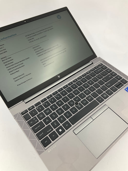 HP ZBook Firefly G8 14" Core i7-1185G7 512GB 16GB B Win 11 Pro