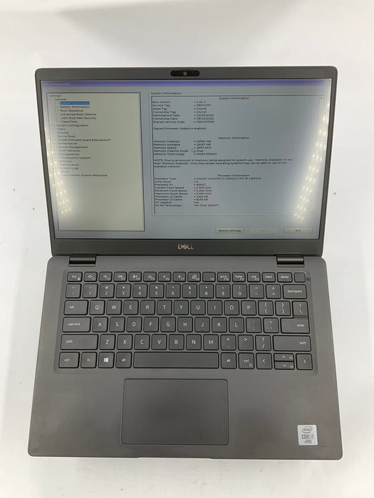 Dell Latitude 7310 13.3" Core i7-10610U 512GB 16GB B Win 11 Pro