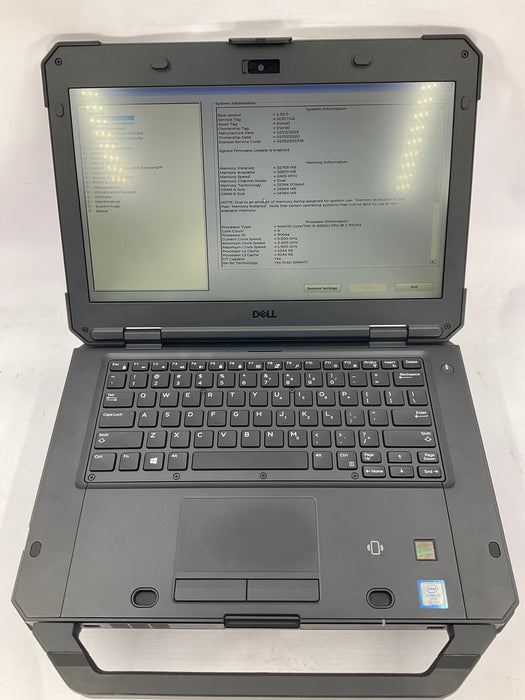 Dell Latitude 5420 Rugged 14" Core i5-8350U No HDD/SDD 32GB A No OS