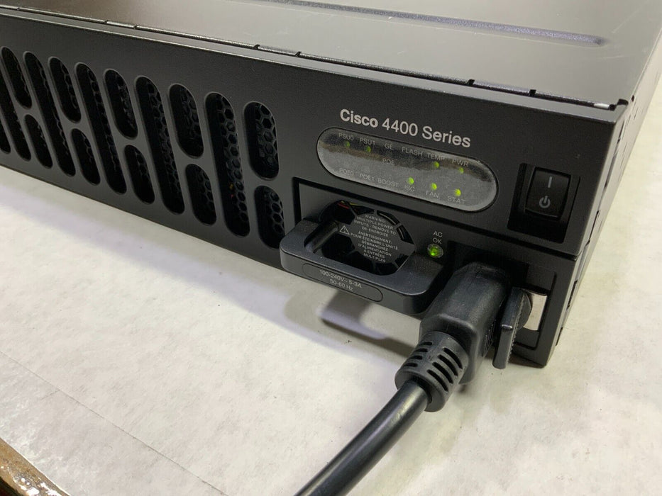 Cisco ISR4451 ISR4451-X Integrated Service Router w/ NIM-2FX0