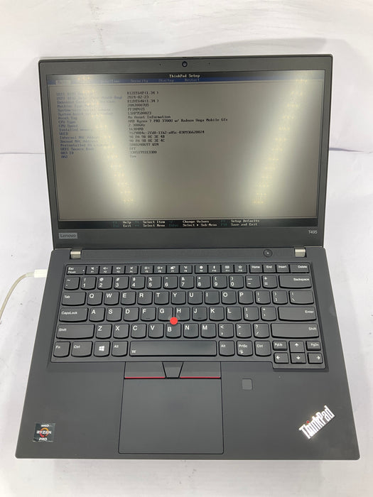 Lenovo ThinkPad T495 14" AMD Ryzen 7 Pro 3700U 512GB 16GB B Win 11 Pro