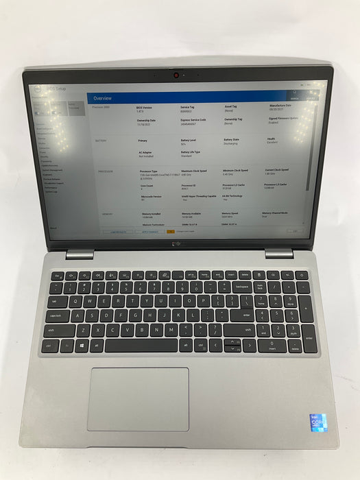 Dell Precision 3560 15.6" Core i7-1185G7 512GB 16GB W11P T500 *NEW BATTERY*