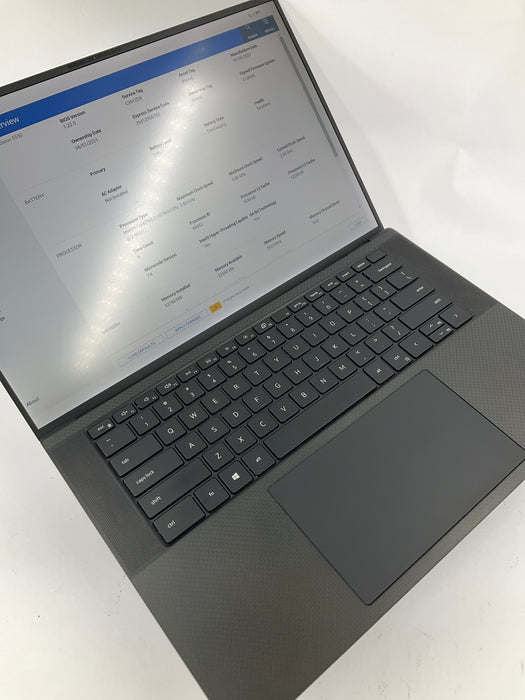 Dell Precision 5550 15.6" Core i7-10750H 512GB 32GB Win 11 Pro T1000