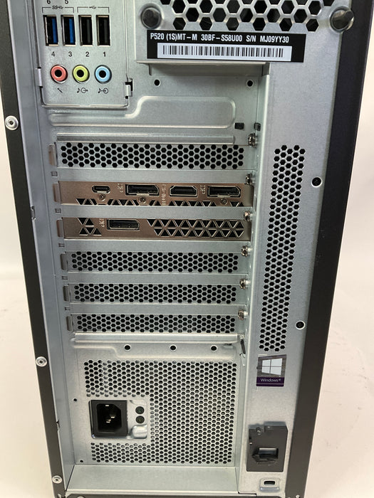 Lenovo ThinkStation P520 Workstation Xeon W-2125 1.5TB 32GB W11P RTX 2080