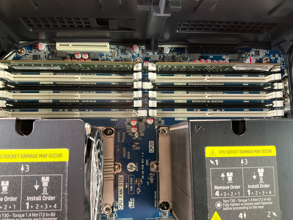 HP Z8 G4 Workstation Dual Xeon Gold 5122 256GB 32GB Win 11 Pro Radeon Pro WX7100