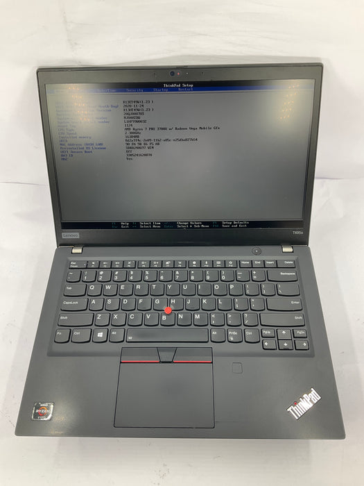Lenovo ThinkPad T495s 14" AMD Ryzen 7 PRO 3700U 512GB 16GB B Win 11 Pro