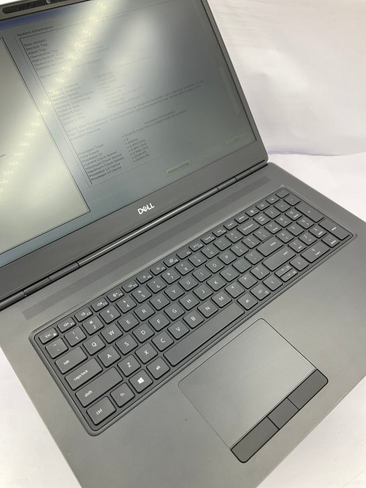 Dell Precision 7750 18" Core i9-10885H 512GB 32GB Win 11 Pro RTX 3000