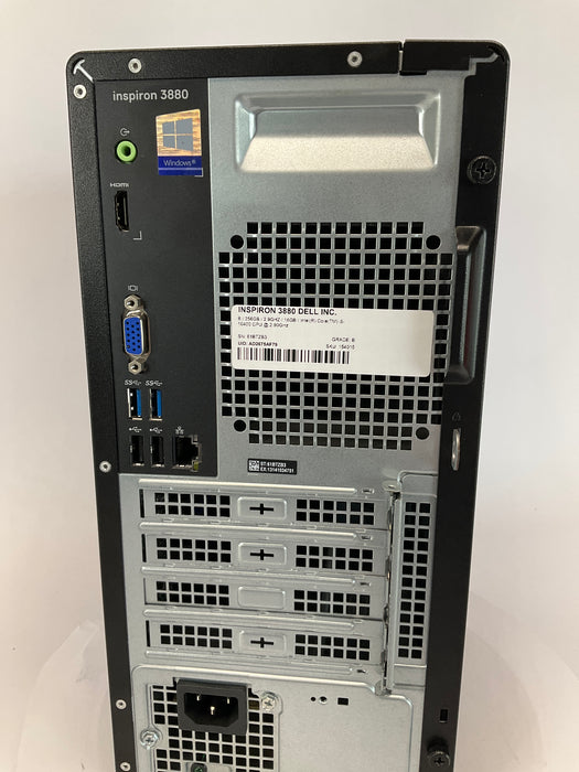 Dell Inspiron 3880 SFF Core i5-10400 256GB 16GB B Win 11 Pro