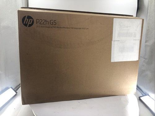 HP P22H G5 21.5" Monitor 1920x1080 75Hz 5ms IPS 64W30AA - New Open Box