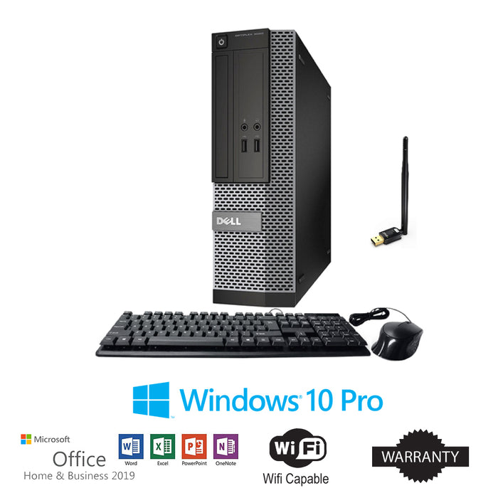 Starter Desktop: Core i5 Processor (4th Gen), 8GB RAM, 500GB HD - Win 10 Pro and Office